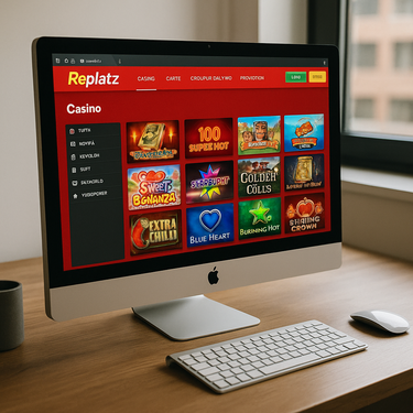 Replatz - Design della Piattaforma Desktop - Casinò Online Italia